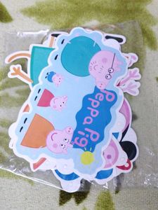 Birthday Theam Pepa pig Decorations🎀