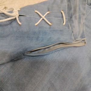 Denim Mini Skirt