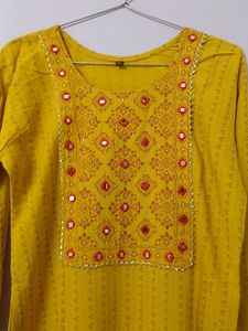 Yellow Kurti