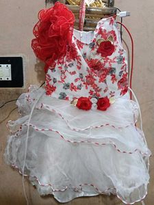 Floral Print Baby Dress