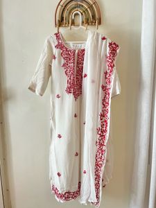 Elegant Embroidered Kurta Set