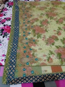 Teal Embroidered Lehenga Choli