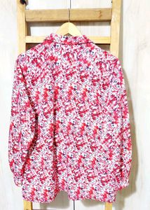 Red Printed Shirt Size-46-48