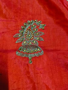 Elegant Embroidered Saree