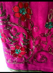 Brand New Sequence Saree