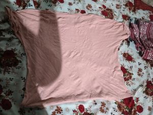 Peach Colour Crop Top