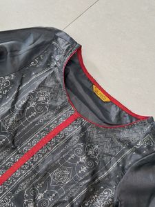 Grey Printed Kurti