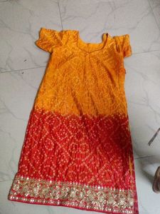 bandhini full sets  Red &amp; Yellow