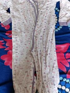 Baby Onesie with Elephant Print