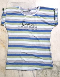 MF Women's Cotton Half Sleeve Round Neck T-shirt