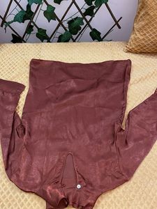 Burgundy Satin Top Never Wore !!!
