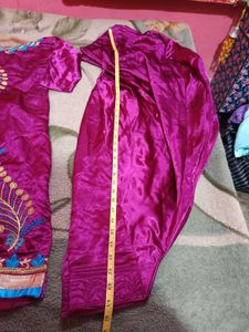 purple Salwar Bottom