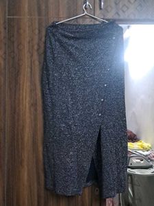 Shimmery Wrap Skirt