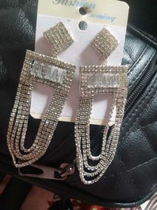 Rhinestone Dangle Earrings