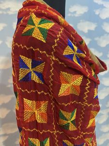 Embroidered Fulkari Dupatta