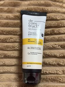deconstruct Sunscreen body lotion