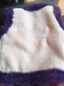 Fur Jacket With Half Sleeve