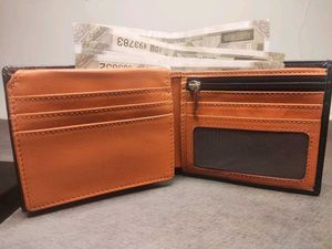 Men&#39;s Wallet ,Original leather Minimalist Design