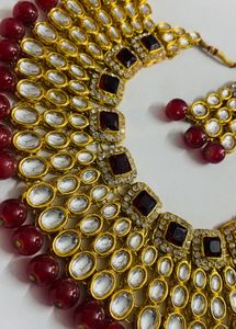 Mehrum Kundan Set For Wedding Festival