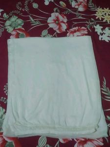 Red Lucknowi kurta set with inner tape