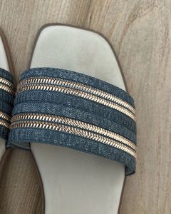 Denim Slipper/ Flats