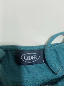 Cider Teal Crop Top