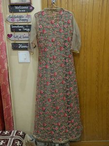 Embroiderd Partywear Gown....