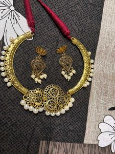 Geometric Flowerical Jewellery Set