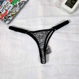 Mens Patterned Thong.