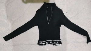 Black Crop Top
