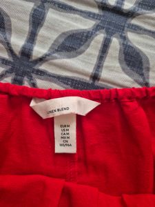 Red Puff Sleeve H&amp;M Mini Dress