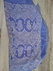 New Saree With Fall N Picco