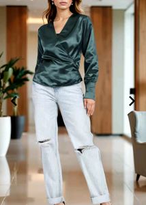 Shein Satin Top