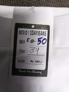E@50 Size-34 (Sale) Latest Ladies high waist Jeans