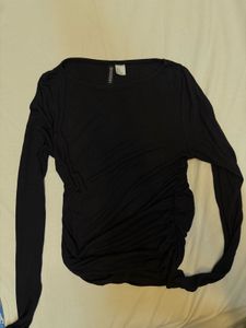 Black Long Sleeve Top