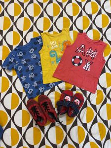 T-shirts and shoes