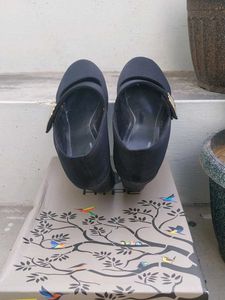 Women&#39;s Solid Black Heels👠
