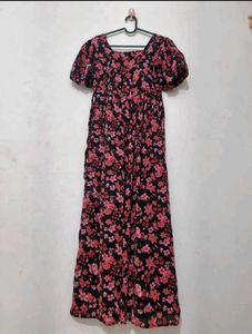 Floral Print Maxi Dress