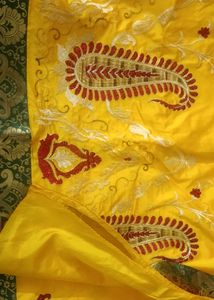 Beautiful Embroidered Work Saree