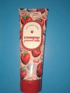 Bath &amp; Body Works Strawberry Pound Cake Cream