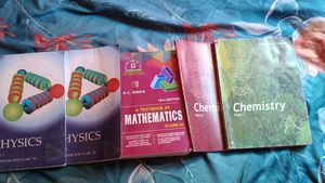K.C. Sinha Maths Class XI&amp;NCERT Physics &amp; Chemistr