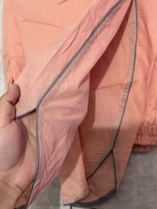 Elegant Peach Kurta Suit Set