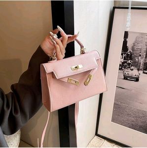 Pink Hand Bag With Sling