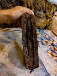 Colorful Beaded Pouch