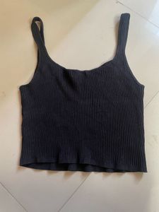 h&amp;m sweetheart neck top