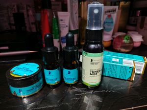 Pilgrim Serum , Night Cream, Toner Combo