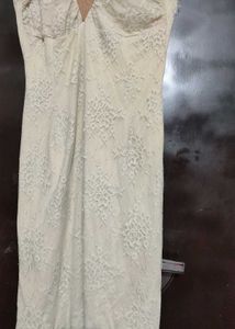 Cream Color Dress For Girl Or Women 32 Bust
