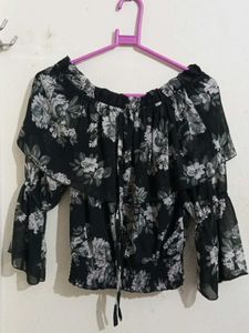 Floral Off-Shoulder Top
