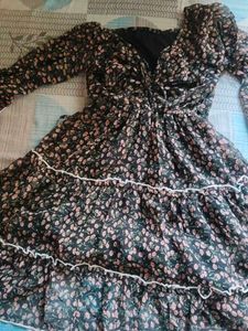 Floral Print Mini Dress