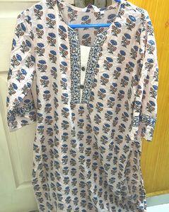 Floral Print Tunic Kurta